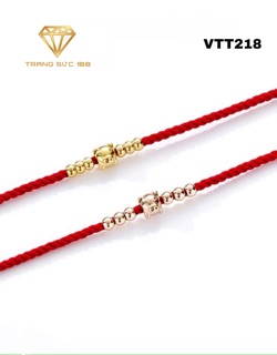 Vòng tay titan chỉ đỏ VTT218