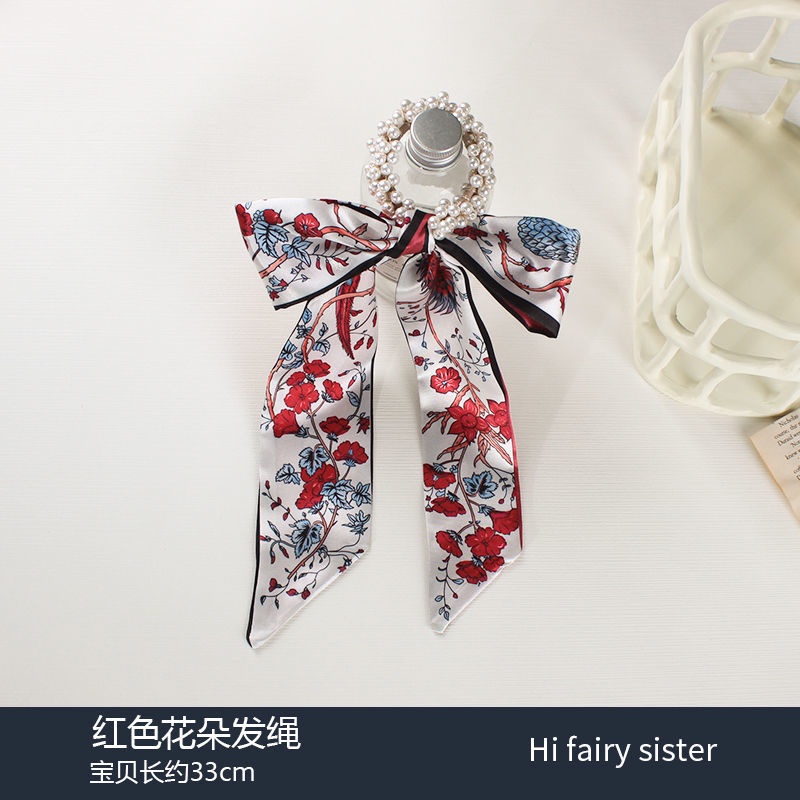 Dây Buộc Tóc Cao Su Ruy Băng Thời Trang Mới 2022