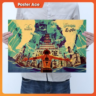 Ảnh Poster One Piece nhân vật Portgas D. Ace tại Marineford