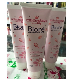 Sữa rửa mặt Bioré Sạch nhờn & Lỗ chân lông nhỏ min phiên bảng giới hạn 120g