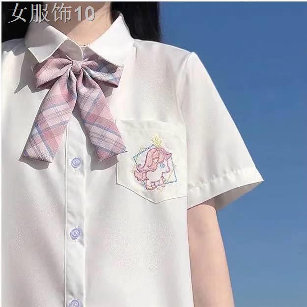 Đại học Nhật Bản cô gái mềm mại dễ thương áo phông đồng phục jk váy xếp lySBX