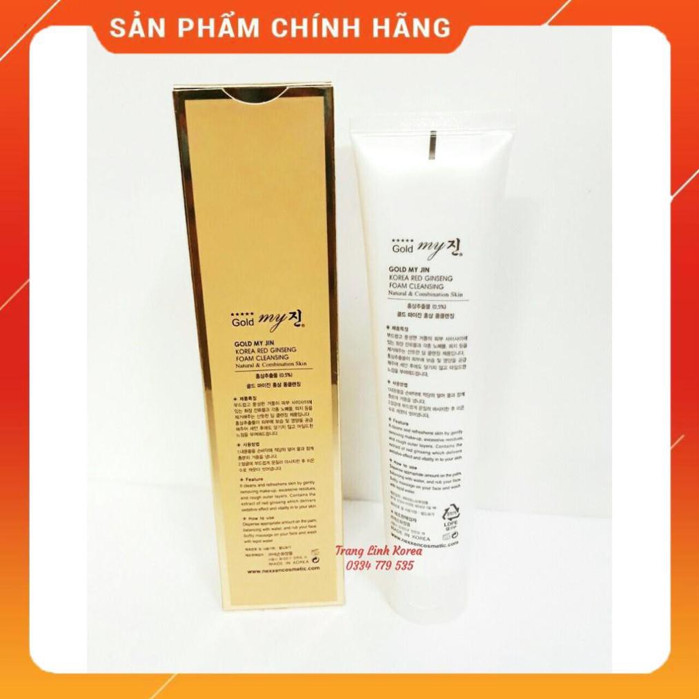 [ Trợ Giá ] Sữa Rửa Mặt Hồng Sâm Vàng My Gold Hàn Quốc