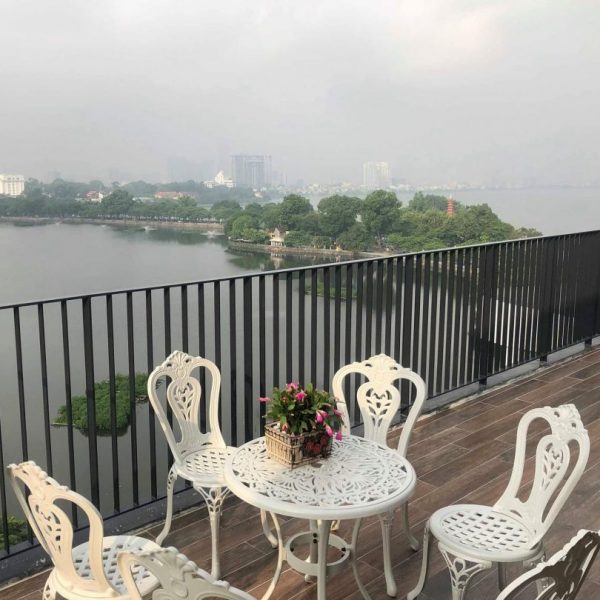 Bộ bàn ghế nhôm đúc 2 ghế 1 bàn