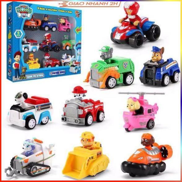 Chó cứu hộ đồ chơi Paw Patrol A8 A9 A11 mô hình 6 con 7 con 8 con 9 con đồ chơi cho các bé TKMB68