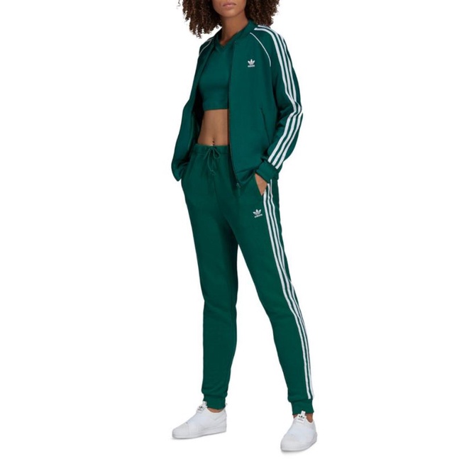 Set bộ thể thao Adidas VNXK set tập das áo khoác hoodie có nón và quần jogger xanh lá sọc kẻ Cambodia xuất khẩu dư xịn