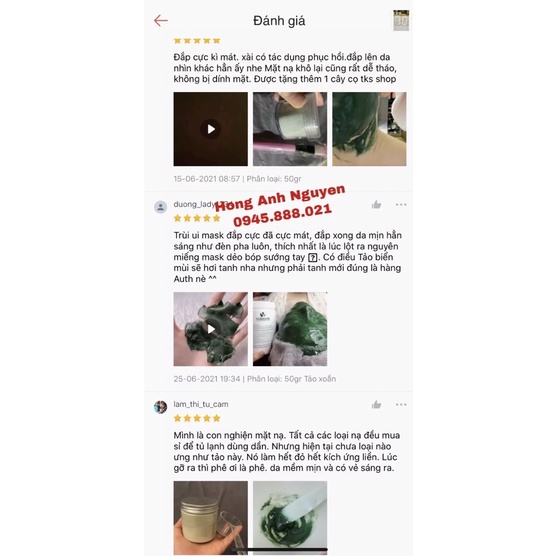 Mặt nạ Tảo xoắn Volayon 4 màu Spinnem - Hyalote - Stoquiren - Lateenix