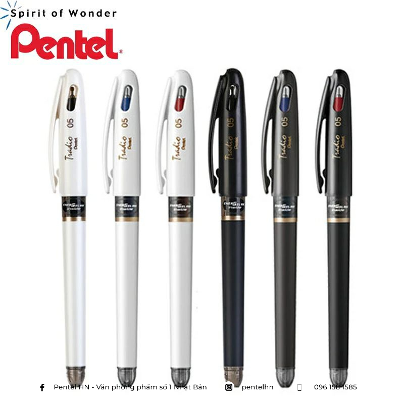 Bút Ký Nhật Bản Tradio Pentel BL117 | Trang Nhã lịch sự | Siêu Cứng Và Bền đẹp | Chất Liệu Mực Cao Cấp, Không Phai Màu