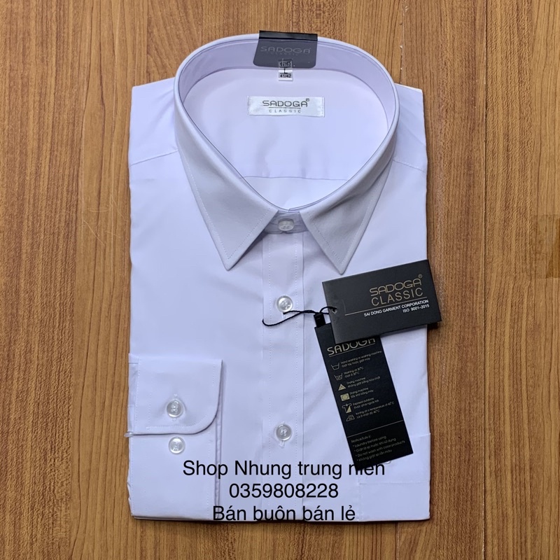 Áo sơ mi nam dài tay trung niên nhiều màu công sở cty may sài đồng á