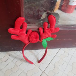 Cài tóc sừng huơu noel cho bé