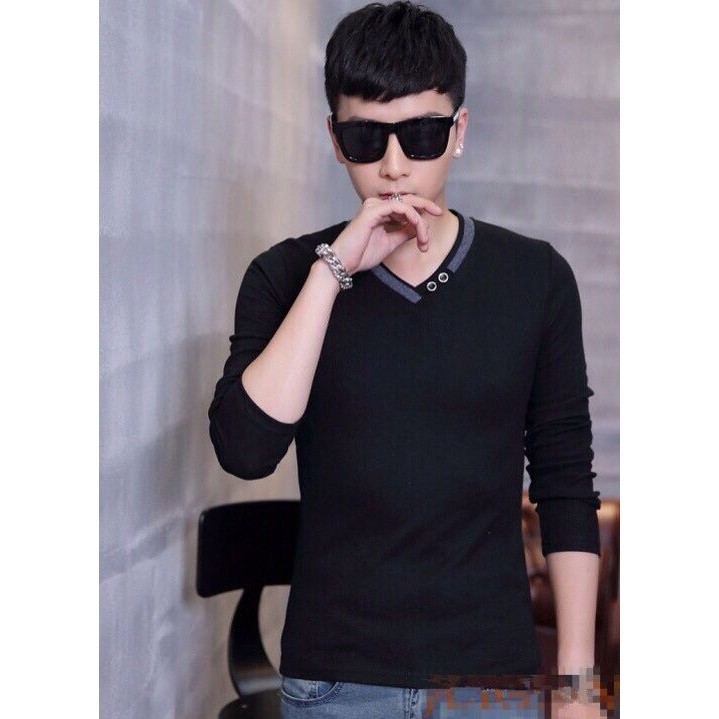 Áo thun dài tay thời trang - M (<58kg); L (<67kg); XL (<72kg) - 35