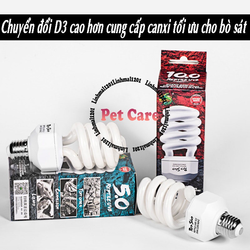 Đèn UVB 5.0 10.0 bò sát
