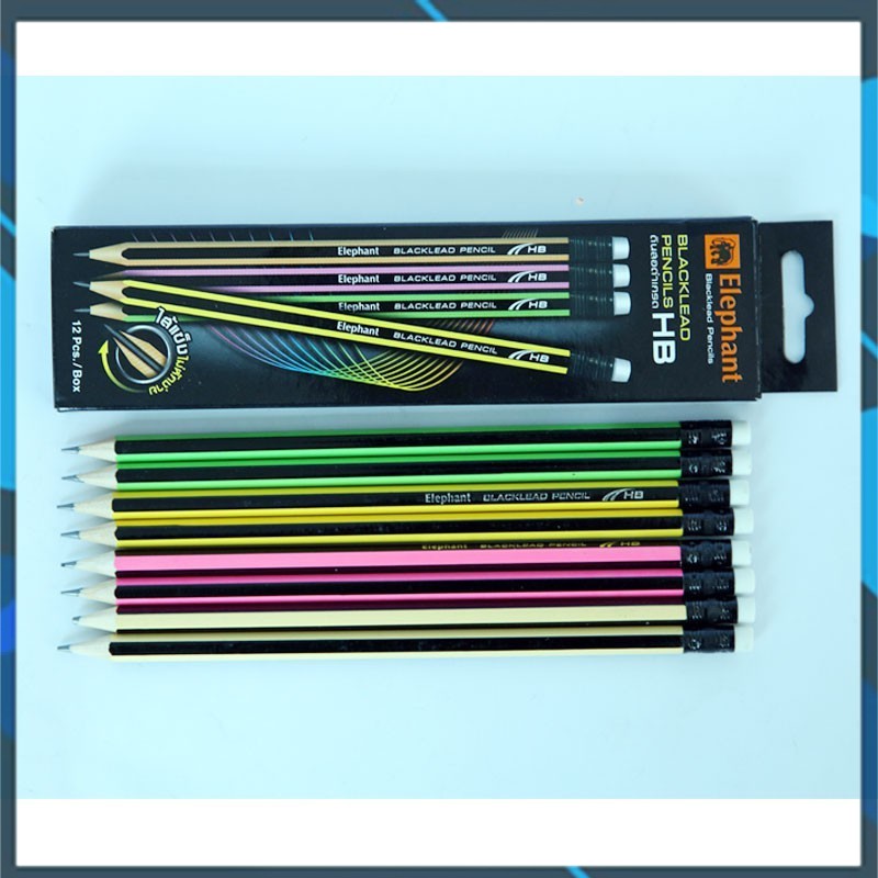 Bút Chì Đen HB Elephant (1 cây)
