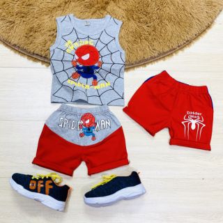 Bộ nhện thêu đắp cho bé trai
