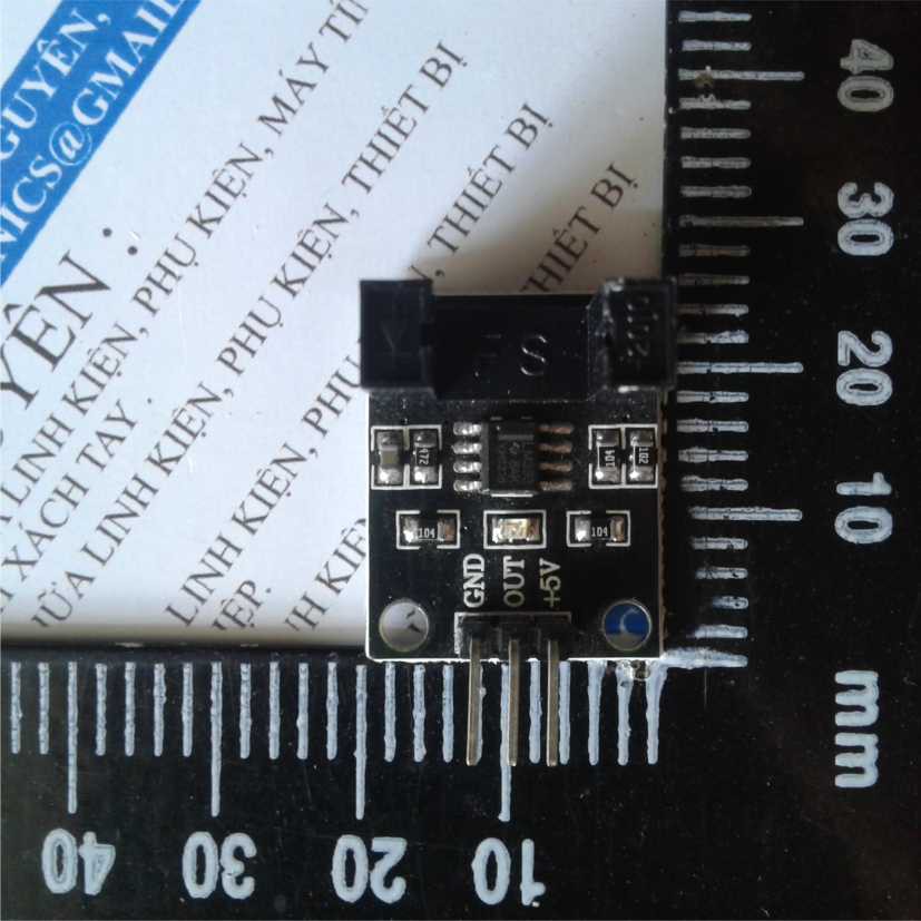 2 cái module cảm biến hồng ngoai đọc encoder đo tốc độ h206 rộng 10mm kde0024