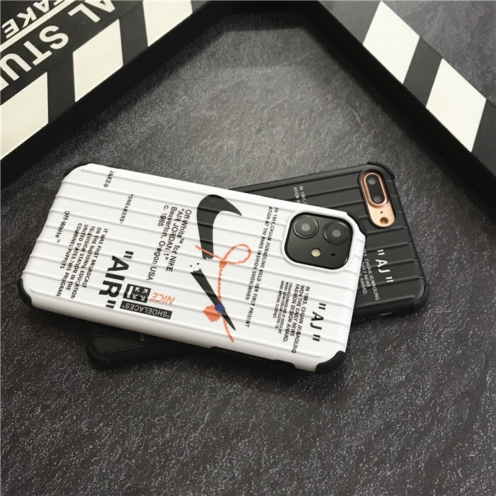 Ốp điện thoại TPU in hình logo AIR màu trắng đen cho iPhone 11 Pro MAX 7 8 Plus XR XS MAX SE 2020 | BigBuy360 - bigbuy360.vn