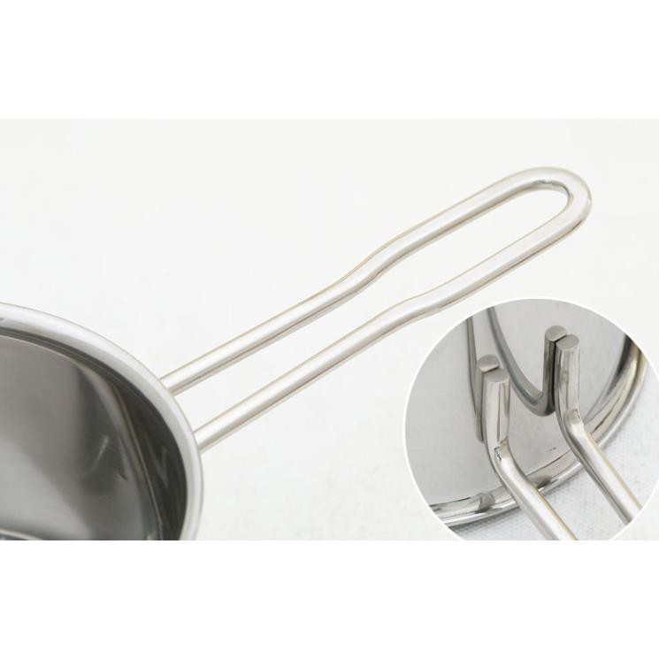 Nồi nấu bột/cháo [ HÀNG CHÍNH HÃNG]  3 đáy Inox 430 Fivestar 14cm
