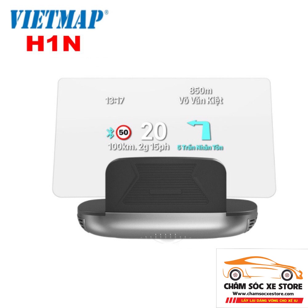 Màn Hình Hiển Thị Thông Báo Camera Phạt Nguội, Tốc Độ Gới Hạn, Biển Báo VIETMAP HUD H1N chamsocxestore