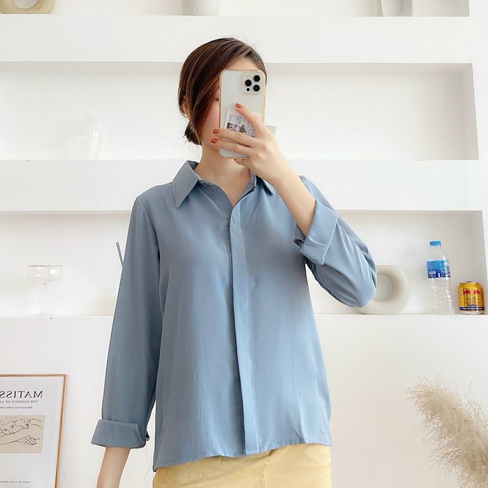 Áo sơ Mi nữ ☘️   sơ mi công sở thiết kế | BigBuy360 - bigbuy360.vn