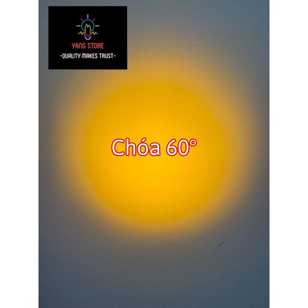 [5cái] chóa led đơn 1W,3W góc sáng 30°,45°,60° | BigBuy360 - bigbuy360.vn