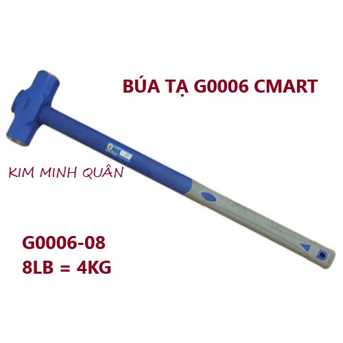 Búa Tạ Nhập Khẩu Cao Cấp 4kg ( 8LB ) G0006-08 CMART