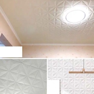 Xốp Dán Tường 3D kim cương 35x35cm