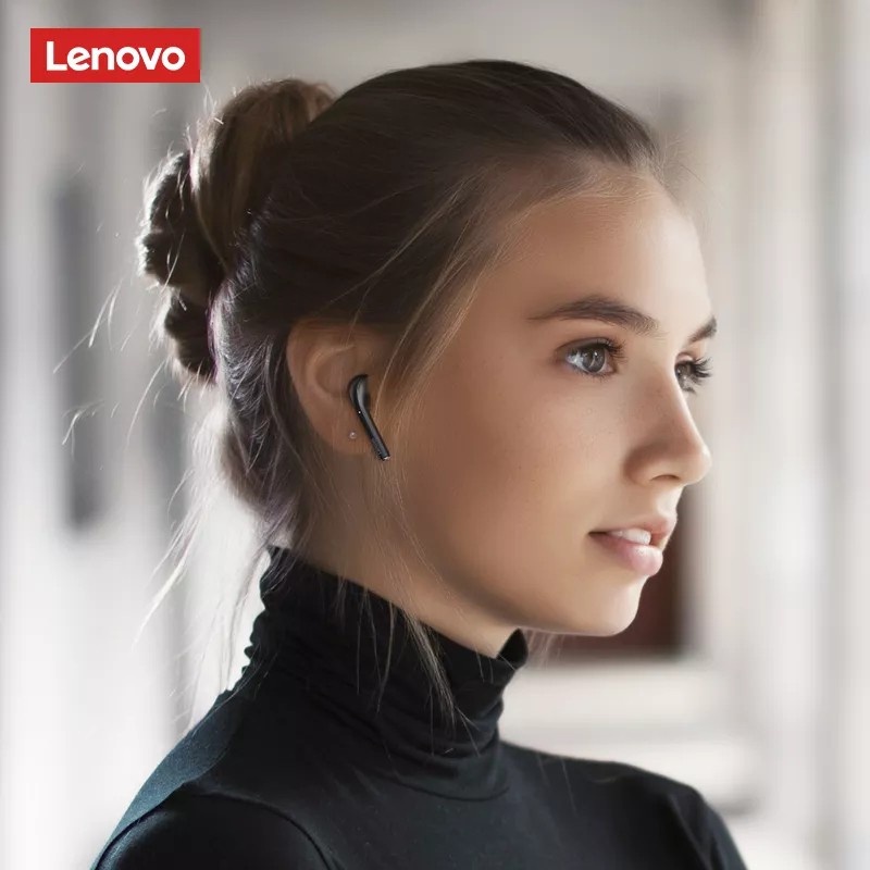 Tai nghe Lenovo LP50 bluetooth 5.0 Không dây chống thấm nước HIFI giảm ồn thoải mái có mic chống nước gọi được