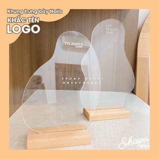 Bảng trưng bày nail [ khắc tên logo theo yêu cầu ] Ảnh Thật