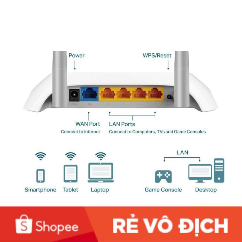 [Chính Hãng] Bộ phát Wifi TP-Link 840 - BH 24 tháng Chuẩn N Tốc Độ 300Mbps | WebRaoVat - webraovat.net.vn