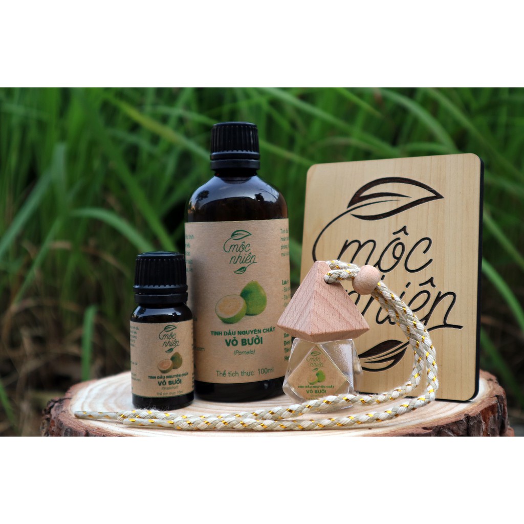 Tinh dầu Mộc Nhiên nguyên chất nhiều mùi 100ml, treo xe, kẹp điều hòa Tinh dầu Sả Chanh, Bạc Hà, tràm, quế