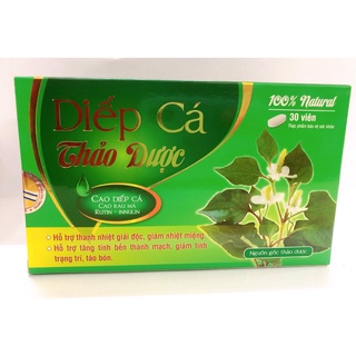 Diếp cá thảo dược hộp 30 viên nén