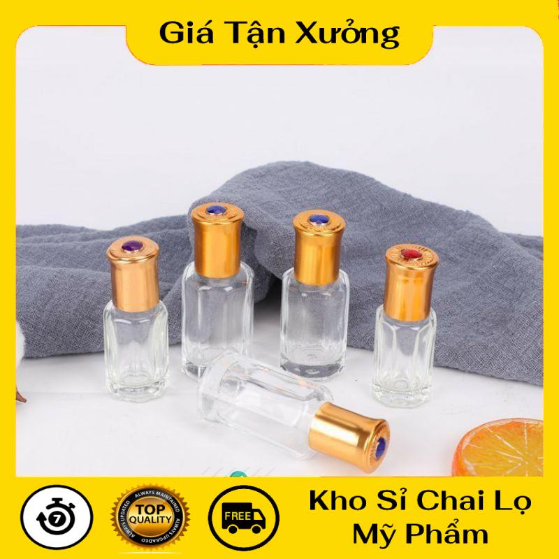 Lọ Chiết Nước Hoa ❤ TRÙM SỈ ❤ [3ml,6ml] Vỏ lọ bi lăn Dubai rỗng chiết mỹ phẩm , phụ kiện du lịch