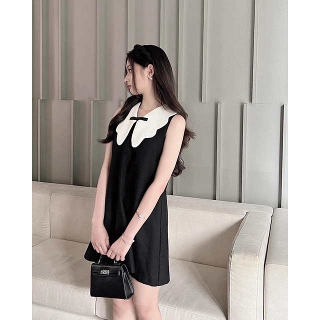 Váy baby doll phối cổ lolita