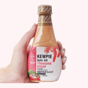 Nước chấm mè rang Kewpie chai 180ml, nước sốt ăn salad