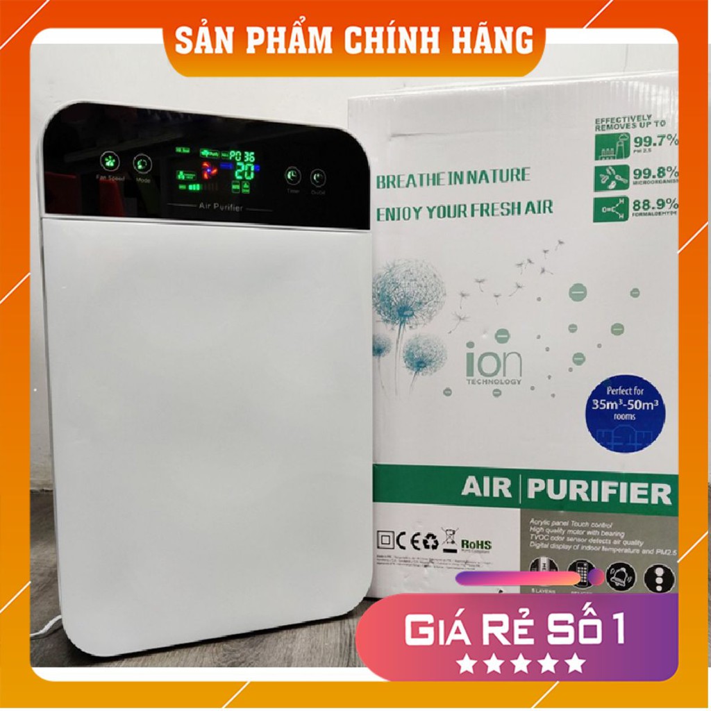 [ Hàng Chính Hãng ] Máy lọc không khí trong nhà thông minh lọc Formaldehye PM2.5 màn hình cảm biến [ Chất Lượng ]