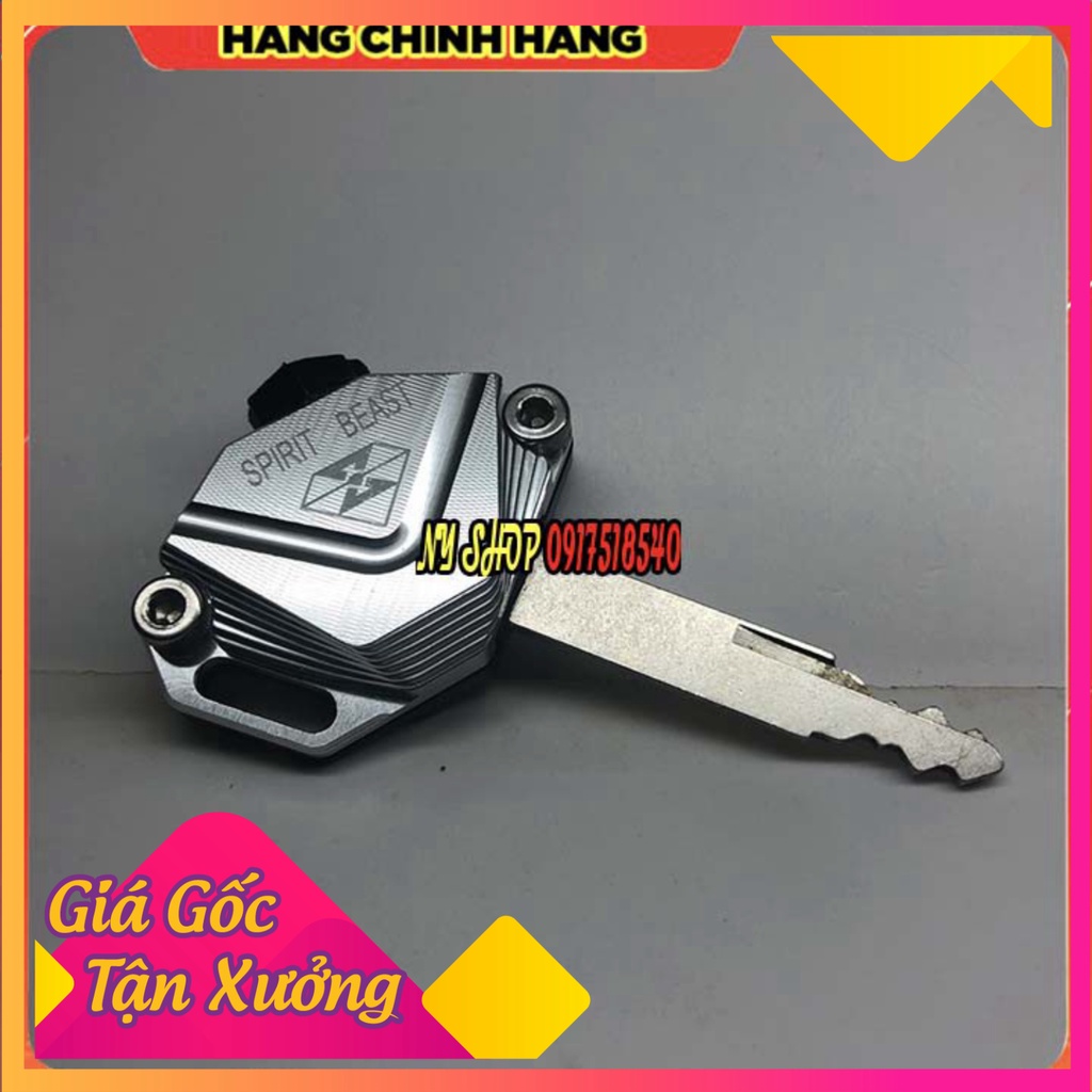 🥇 ỐP CHÌA KHÓA CNC CÁC DÒNG HONDA CHÍNH HÃNG SPIRIT BEAST 🥇 Mẫu L7 (Ảnh Sp thật)