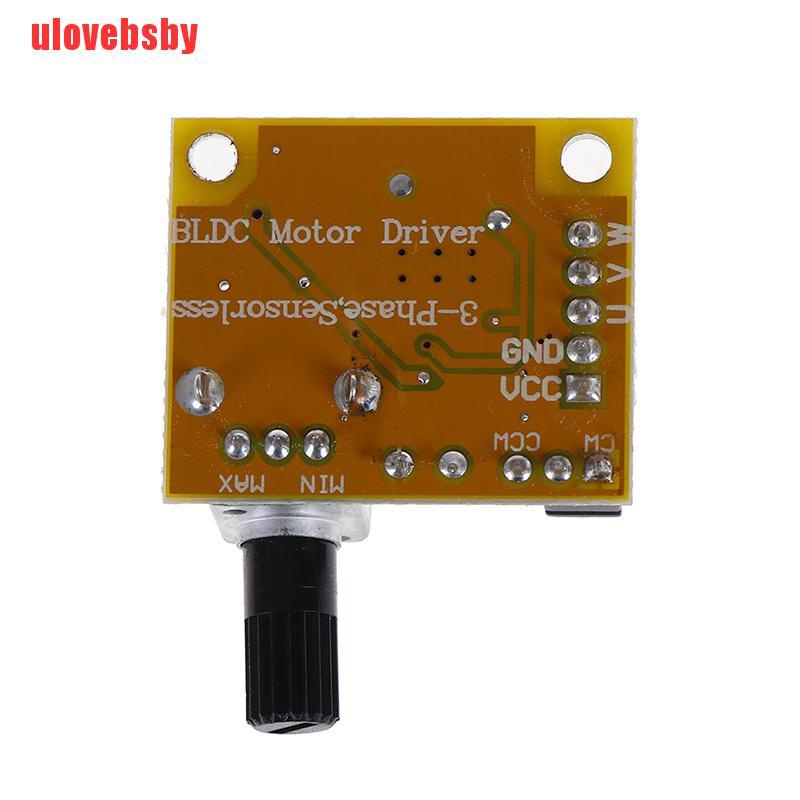 [ulovebsby]DC 5v-12v 2a 15w brushless motor speed controller no hall bldc board module