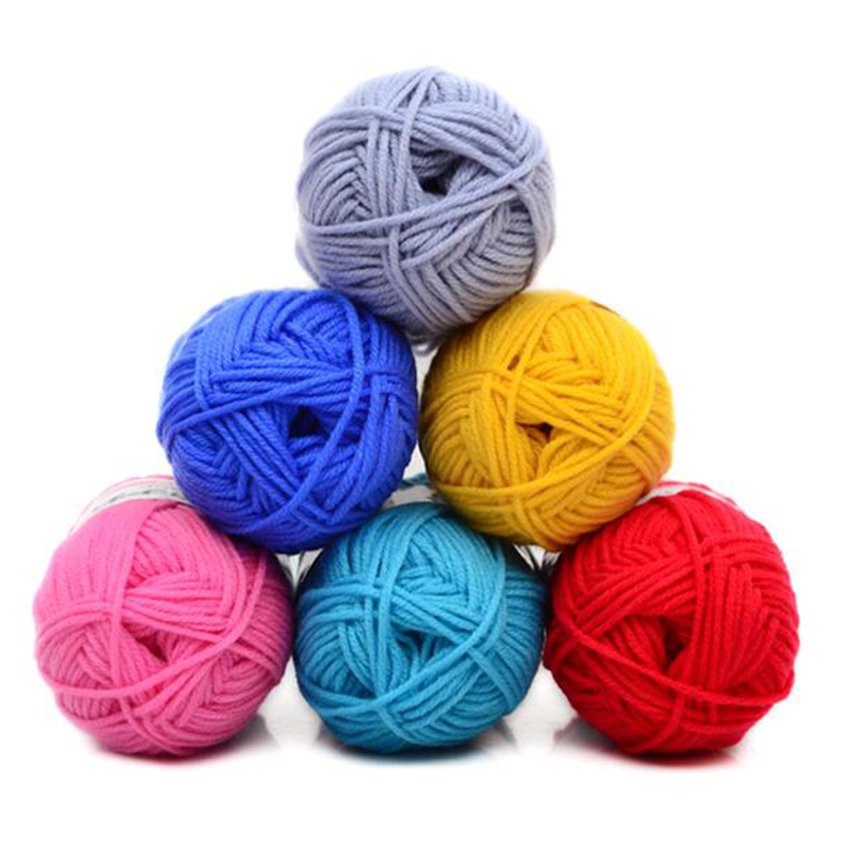 【✨ALL】Cuộn len nhiều màu chuyên dụng Cuộn Len Cotton Dày Dùng Đan Đồ Thủ Công DIY