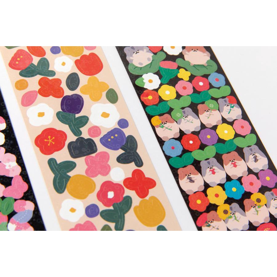 Set 9 Tấm Sticker ARTBOX Hàn Quốc Hologram Lấp Lánh Dễ Thương Yellow