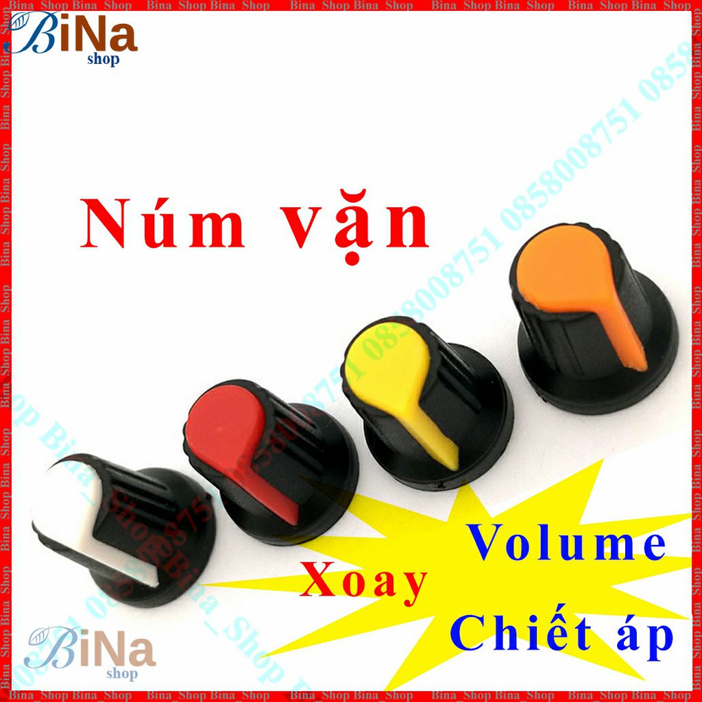 Núm xoay volume biến trở nắp chụp biến trở volume