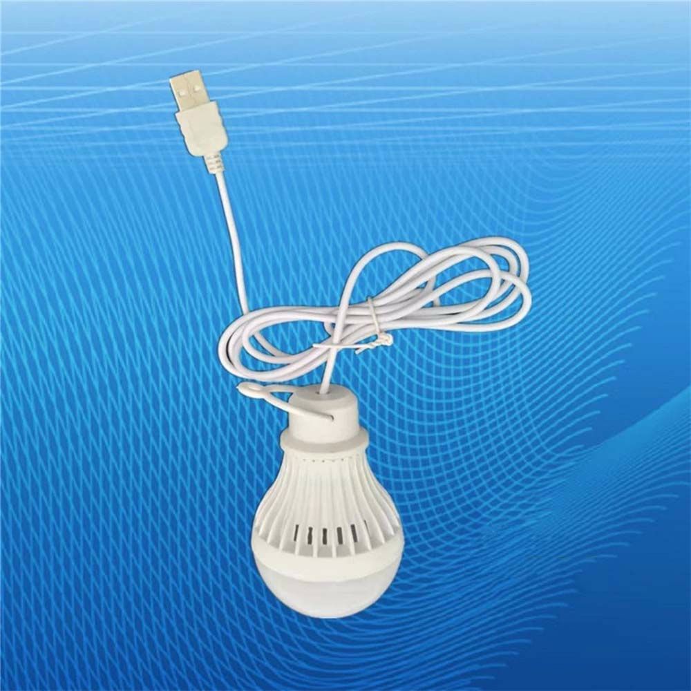 Bóng Đèn Usb 3w / 5w / 7w 1.2m Siêu Sáng 5v Nhiều Màu Tiện Dụng Mang Theo Du Lịch Cắm Trại