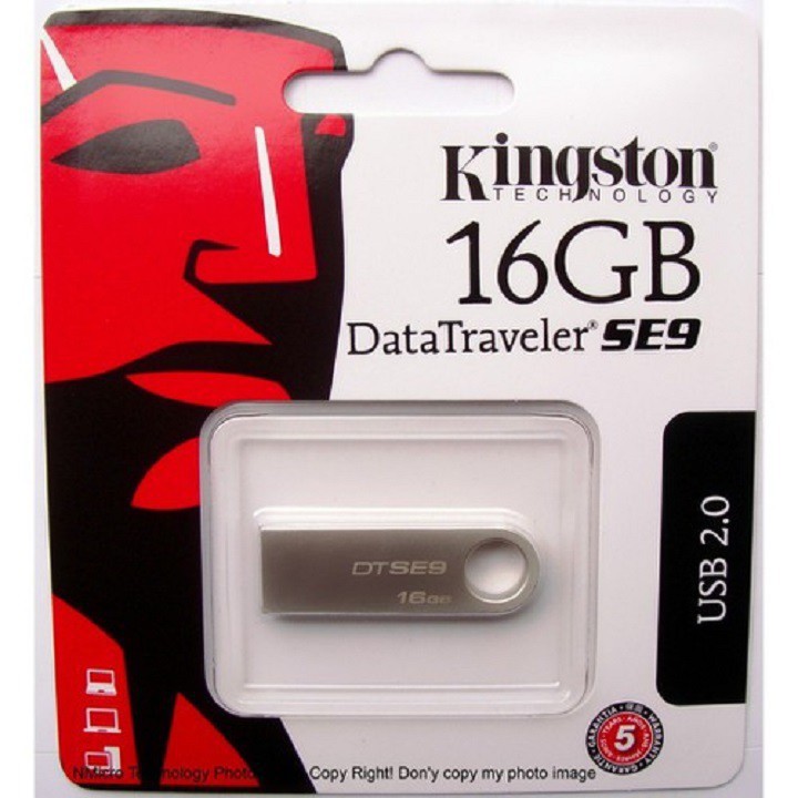 USB Kingston 16GB SE9 mini - Hàng chính hãng - Giá cực ưu đãi