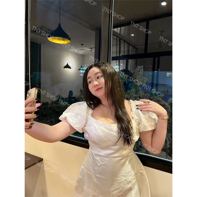 ĐẦM GẤM XOẮN PHỐI TƠ [TNT SHOP BIGSIZE 60KG 90KG]