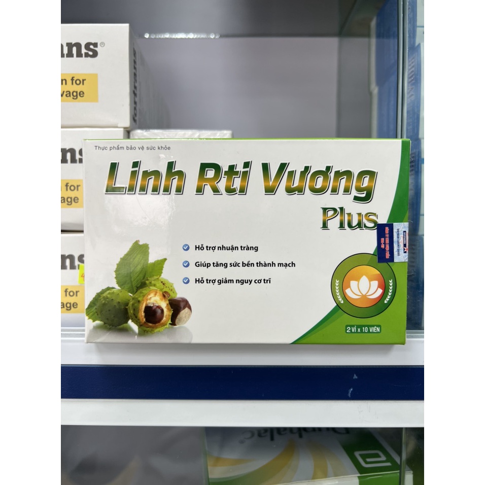Linh Rti Vương Plus Với Các Thành Phần Thảo Dược Hỗ Trợ Trĩ, Giảm Nguy Cơ Bị Trĩ
