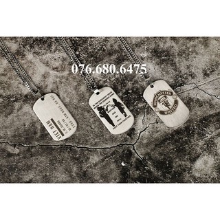 Thẻ Bài DOGTAG Khắc Tên Hình