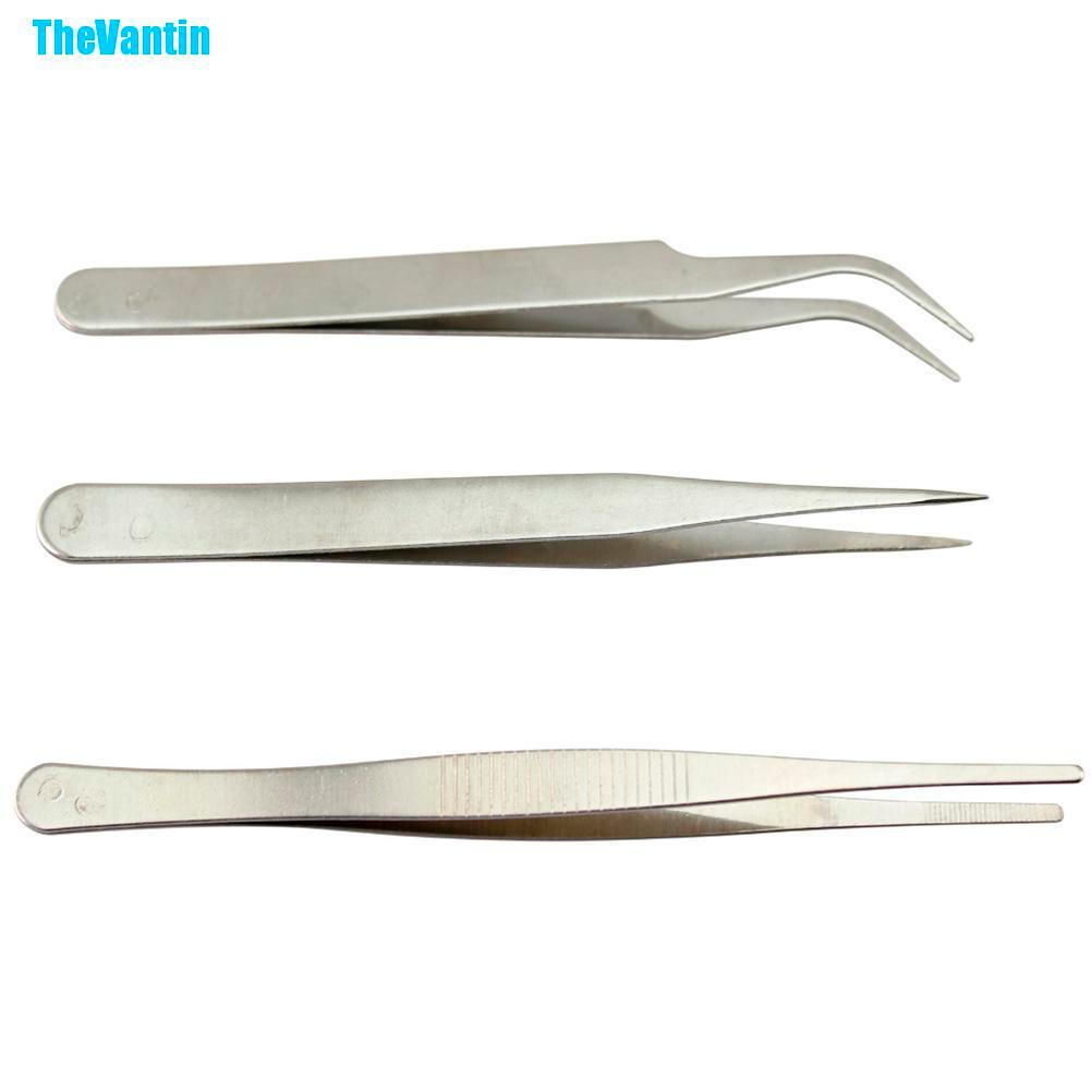 Bộ 3 Dụng Cụ Sửa Chữa Điện Tử Bằng Thép Không Gỉ Mới