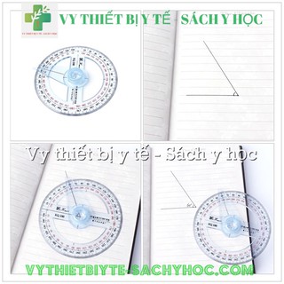 Thước đo độ góc các vị trí 360 độ