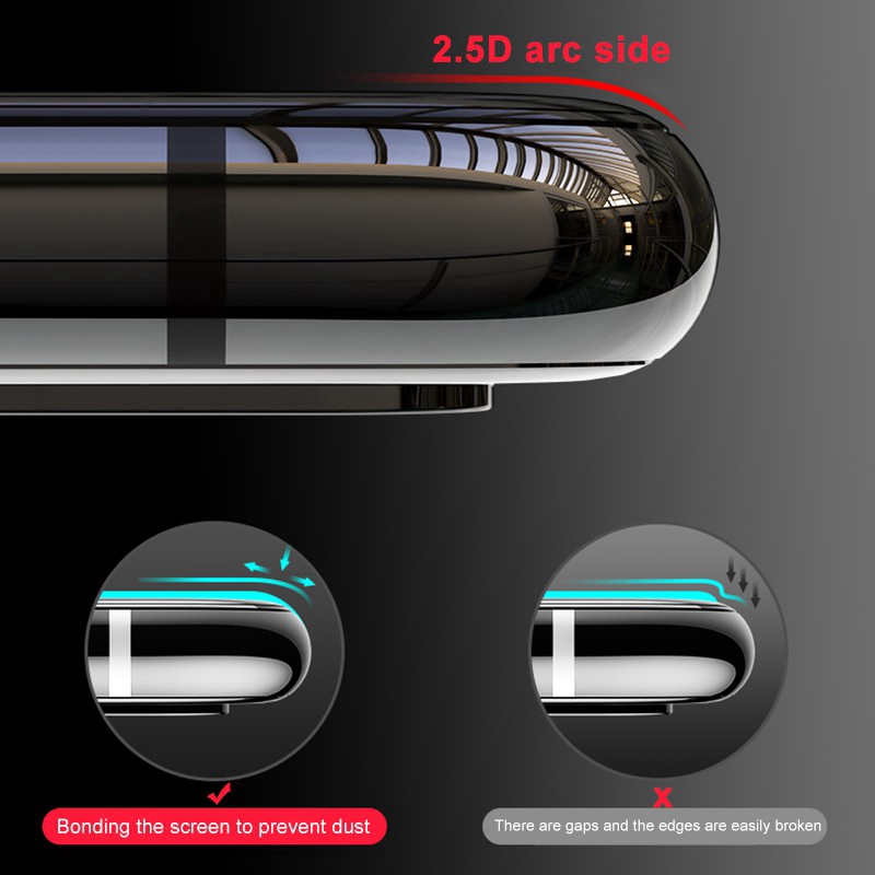Kính cường lực bảo vệ màn hình thích hợp cho iPhone 11 Pro Max 8 7 6s 6Plus X XR XS MAX