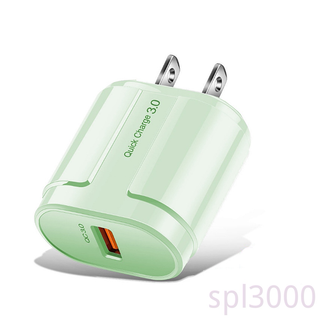 Đầu Sạc Nhanh Usb Qc3.0 18w Cho Điện Thoại / Máy Tính Bảng