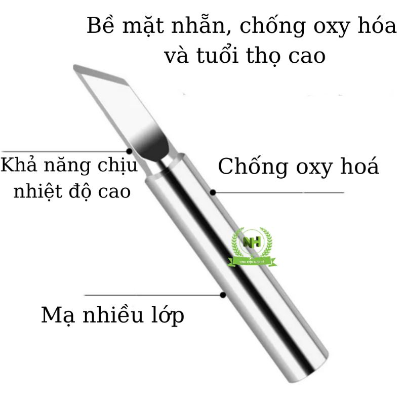 Mũi hàn 907 không chì mạ 3 lớp cao cấp cho máy hàn NO 907