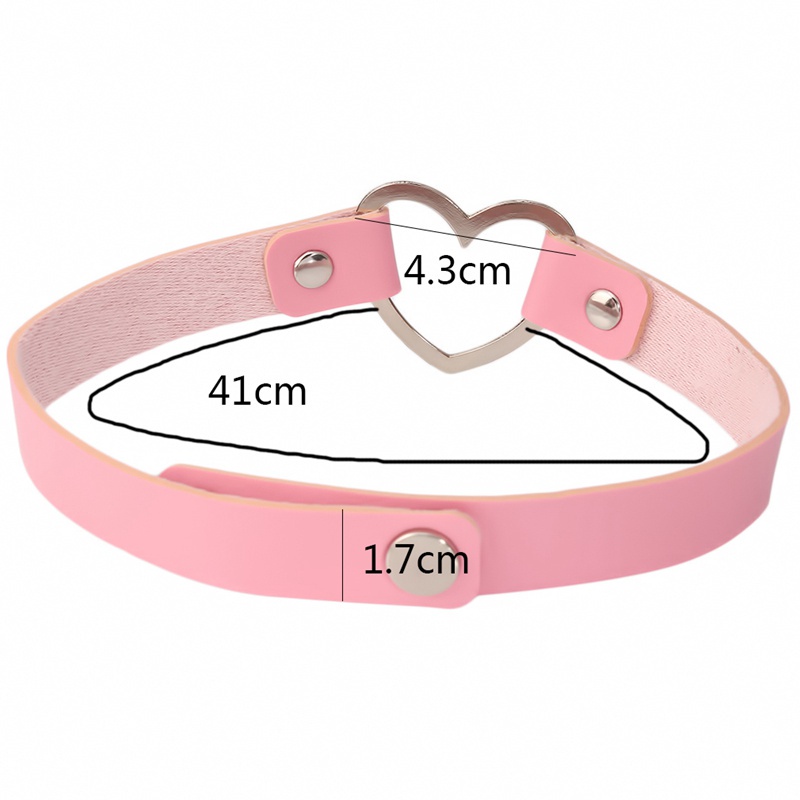 Vòng Cổ Choker Dây Giả Da Phong Cách Gothic